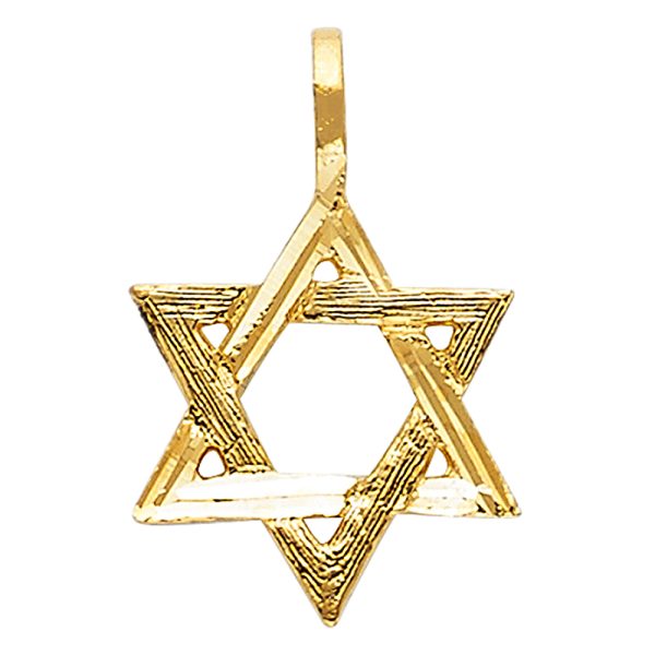 14KY Star of David Pendant