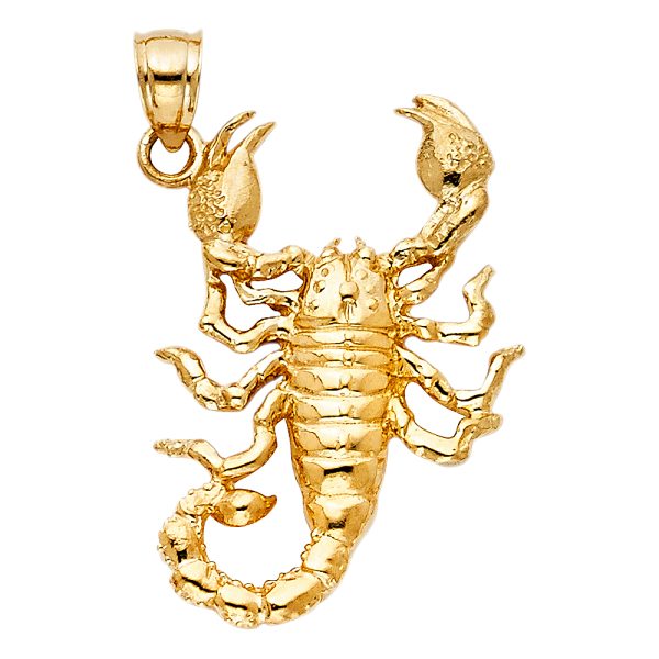 14KY Scorpion Pendant