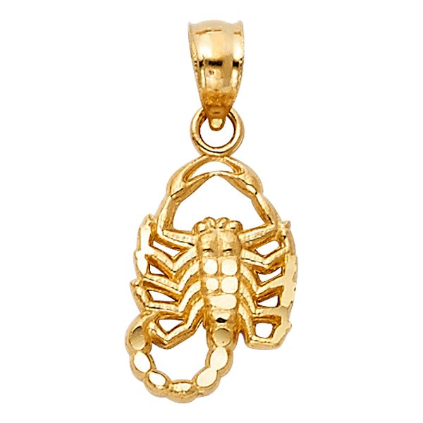 14KY Scorpion Pendant