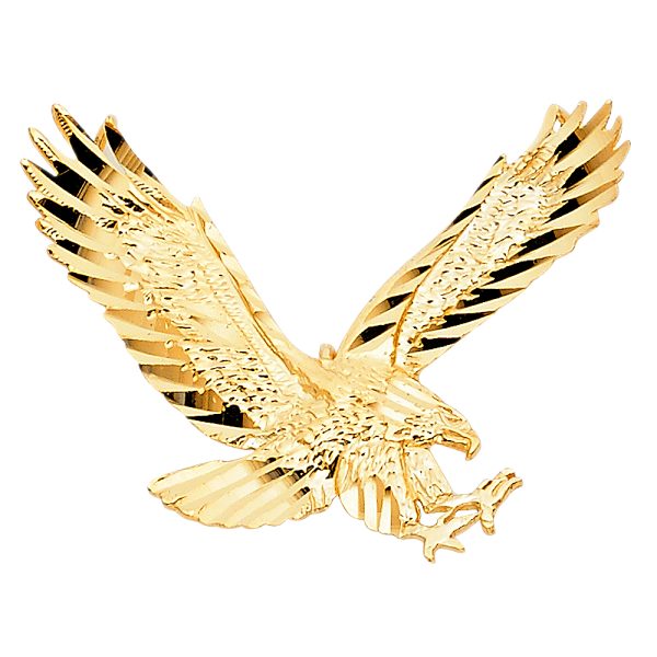 14KY Eagle Pendant