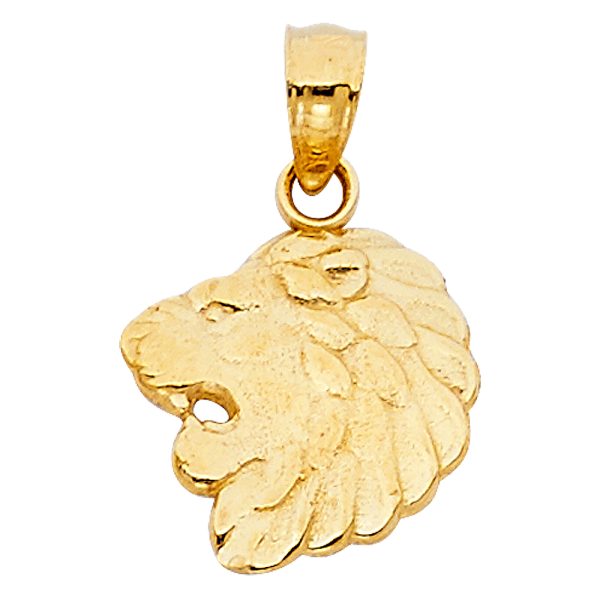 14KY Lion Pendant