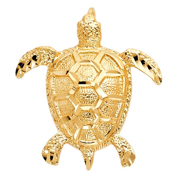 14KY Turtle Pendant