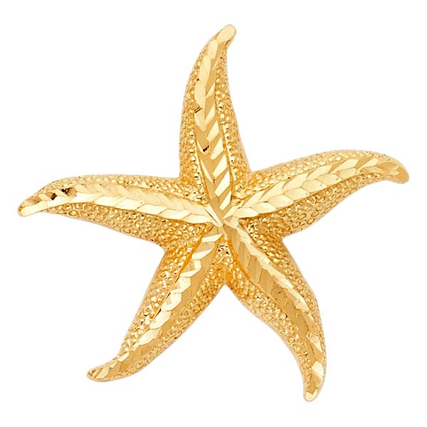 14KY Starfish Pendant