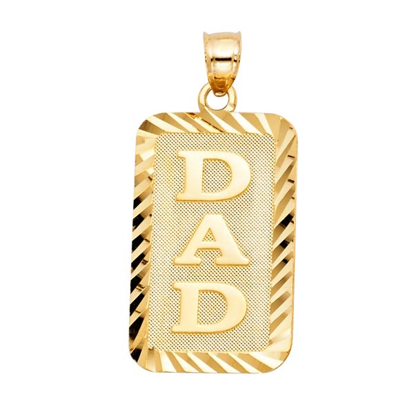 14KY Dad Pendant