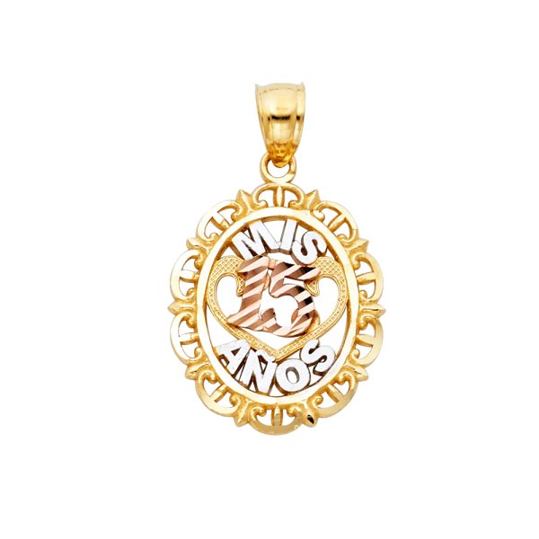 14K 3C 15 Years Pendant