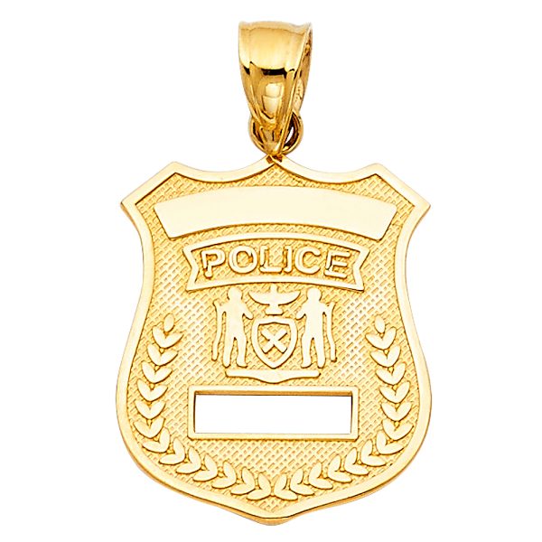 14KY Police Pendant