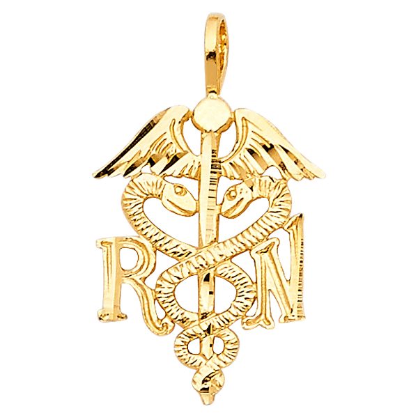 14KY Symbol of Medical Service Pendant