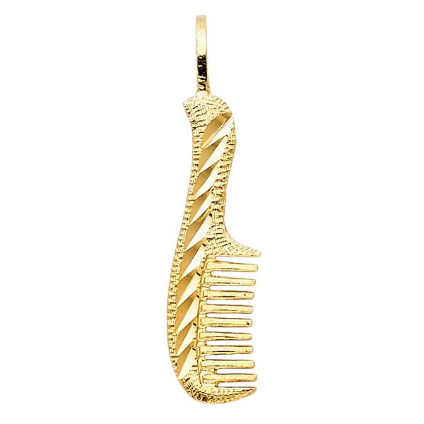 14KY Comb Pendant