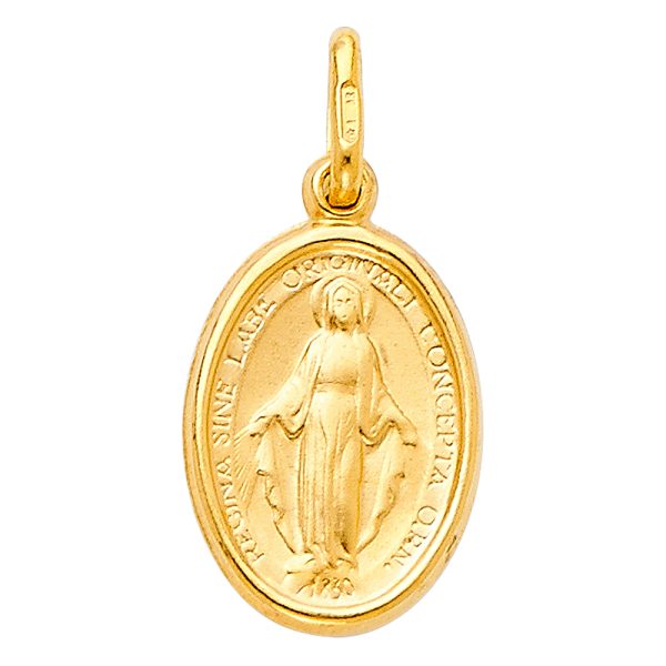 14KY Virgin Mary Medal