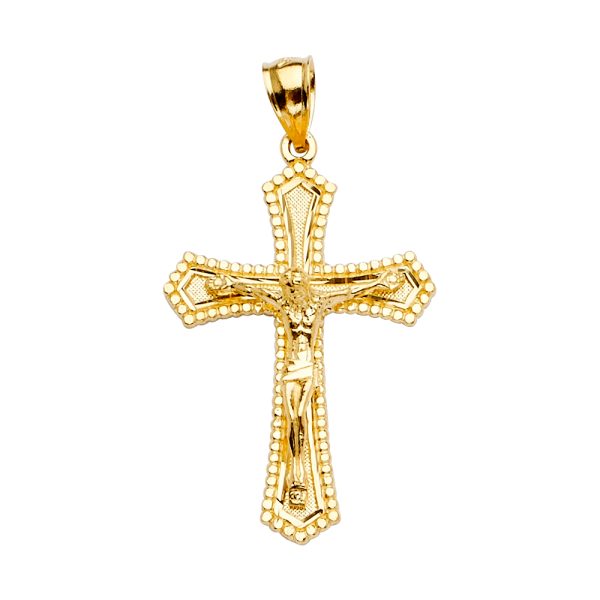 14KY Crucifix Cross Pendant