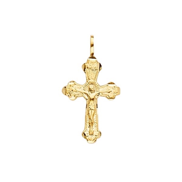 14KY Crucifix Cross Pendant