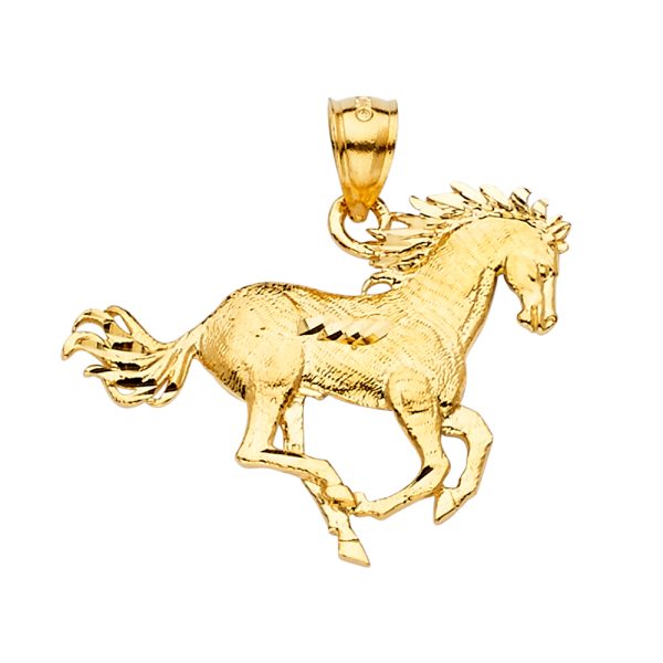 14KY Horse Pendant