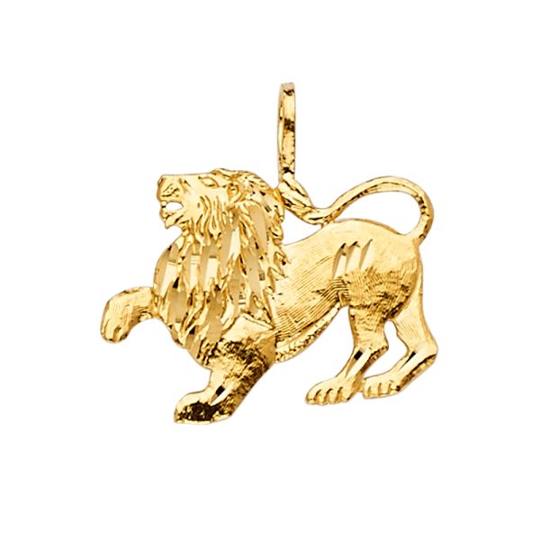 14KY Lion Pendant