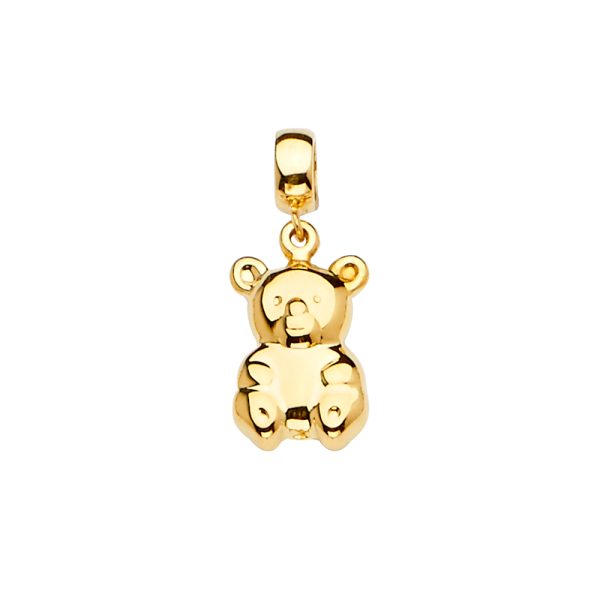 14KY Bear Charm for Mix&Match Bracelet