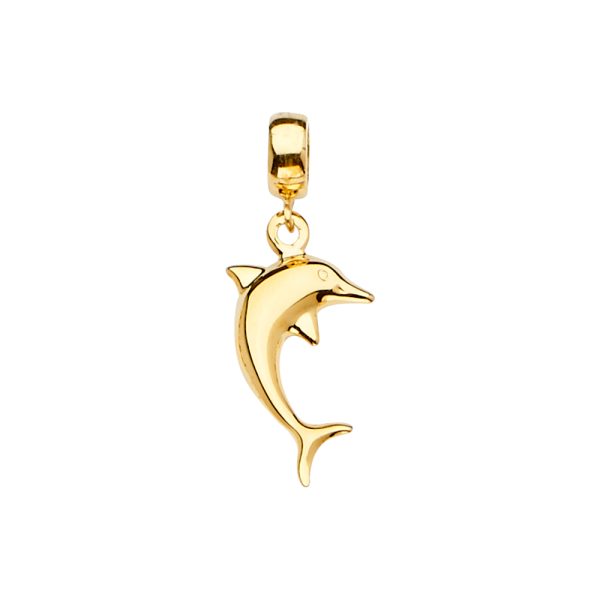 14KY Dolphine Charm for Mix&Match Bracelet