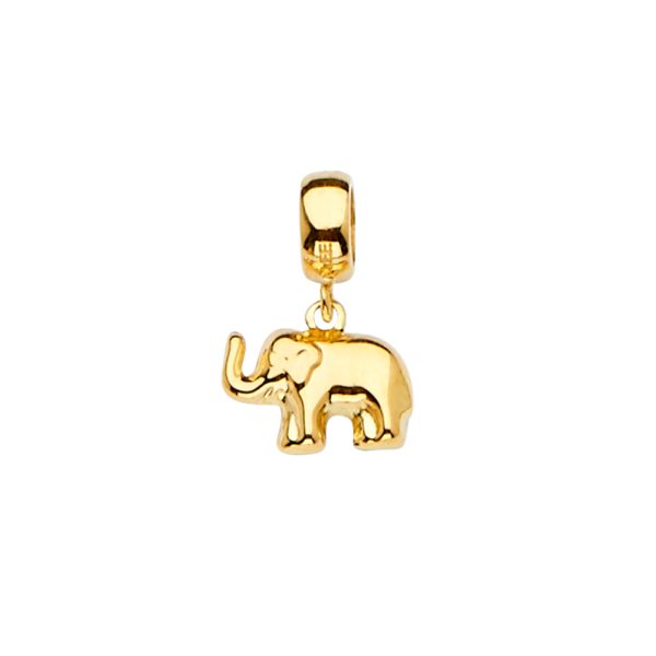 14KY Elephant Charm for Mix&Match Bracelet