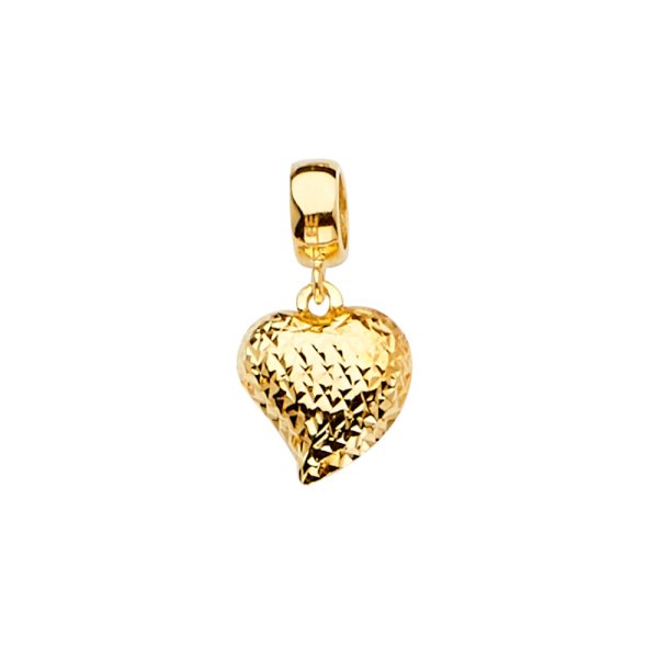 14KY Heart Charm for Mix&Match Bracelet