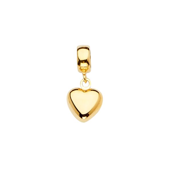 14KY Heart Charm for Mix&Match Bracelet