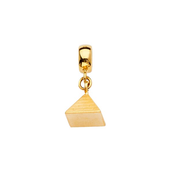 14KY Pyramid Charm for Mix&Match Bracelet