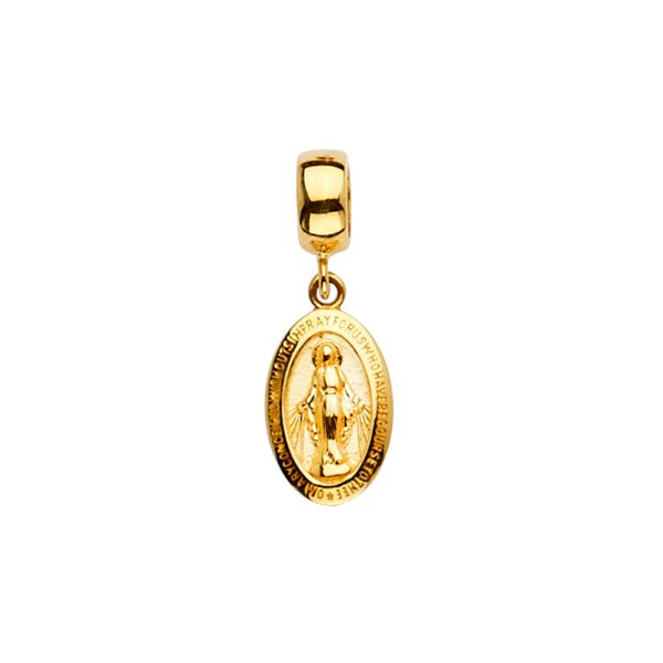 14KY Virgin Mary Charm for Mix&Match Bracelet