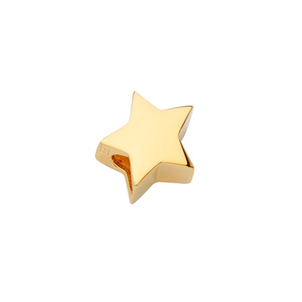 14KY Star Slider Charm for Mix&Match Bracelet