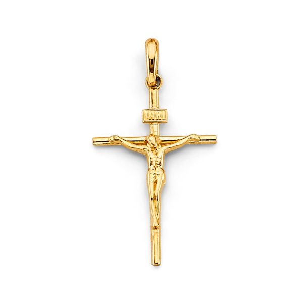 14KY Crucifix Cross Pendant