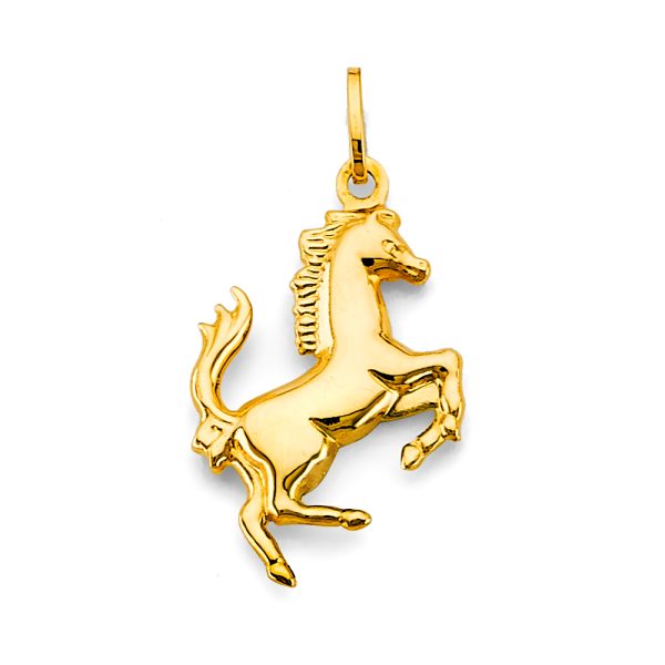 14KY Horse Pendant