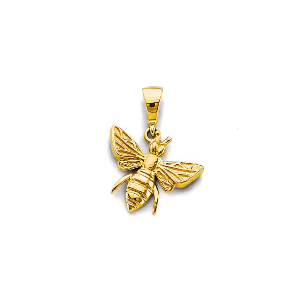 14KY Bee Pendant