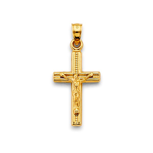 14KY Crucifix Cross Pendant