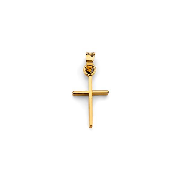 14KY Small Cross Pendant