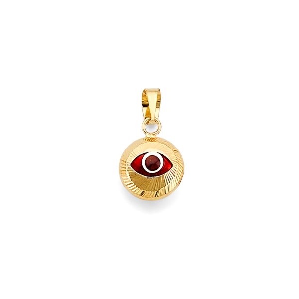 14KY Evil Eye Pendant