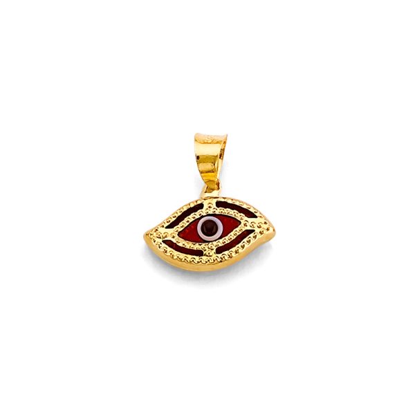 14KY Evil Eye Pendant