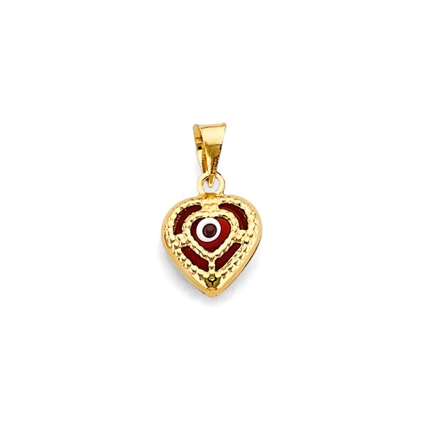 14KY Evil Eye Pendant