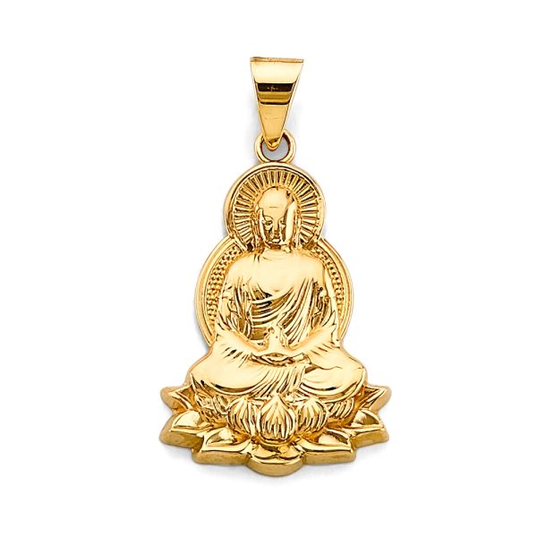 14KY Buddha Pendant