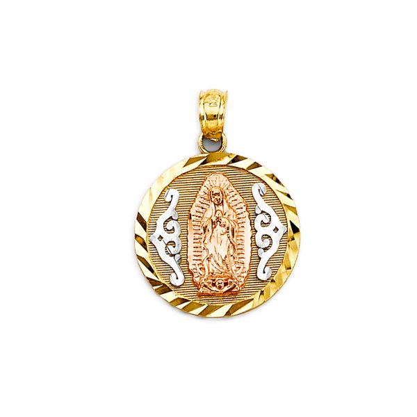 14K 3C Guadalupe Pendant