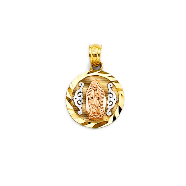 14K 3C Guadalupe Pendant