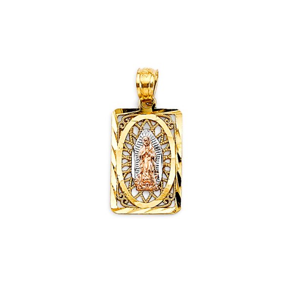 14K 3C Guadalupe Pendant