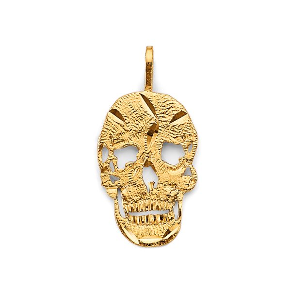 14KY Skull Pendant