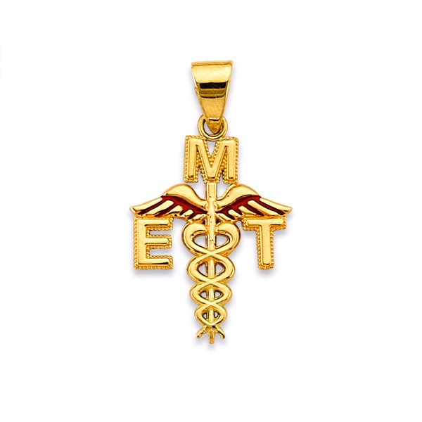 14KY EMT Symbol Pendant