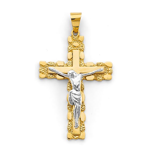 14KY Crucifix Cross Pendant