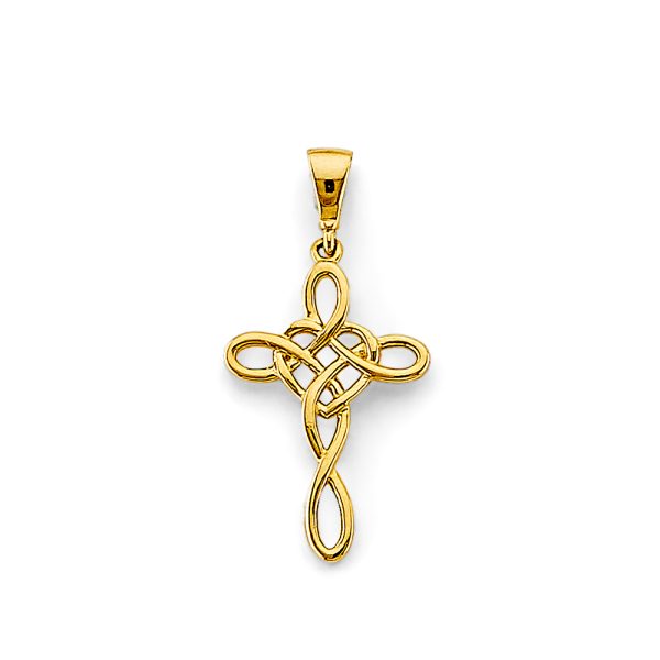 14KY Cross Pendant