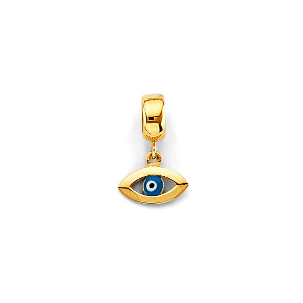 14KY Evil Eye Charm for Mix&Match Bracelet