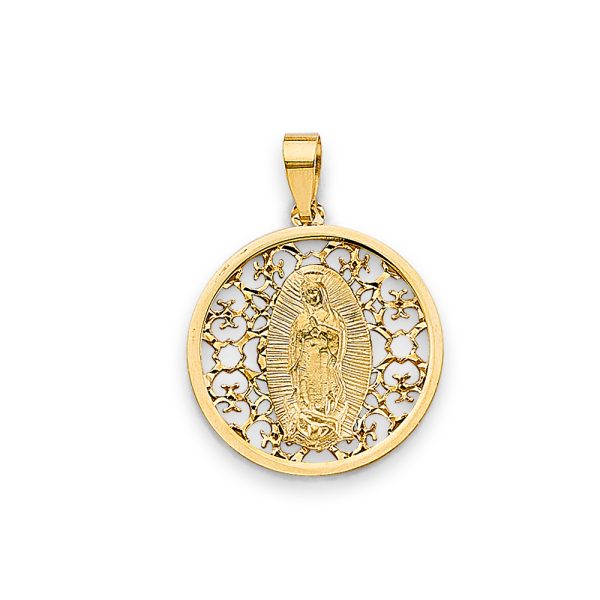 14K 2T Religious Pendant