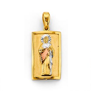 14K 3C St. Jude Thaddeus Pendant