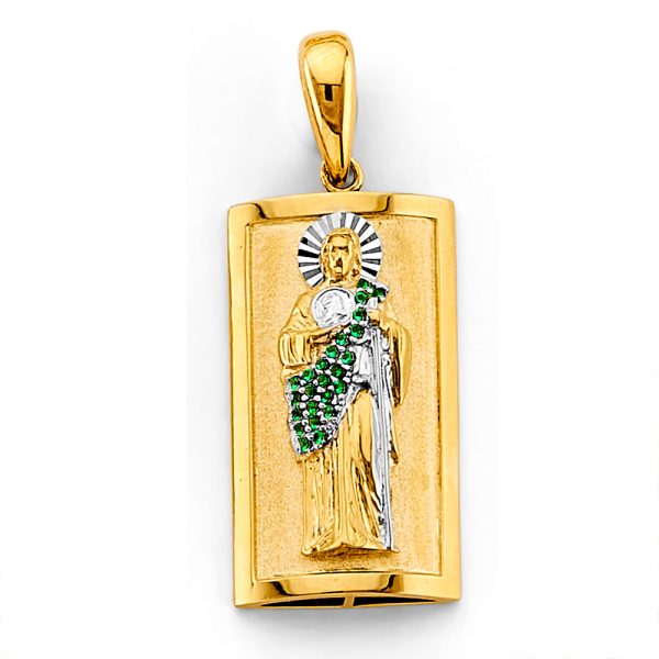 14K 2T St. Jude Thaddeus Pendant