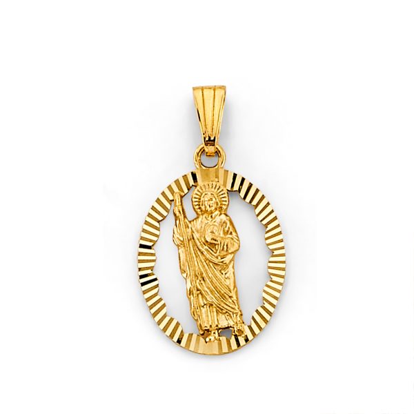 14KY St. Jude Thaddeus Pendant