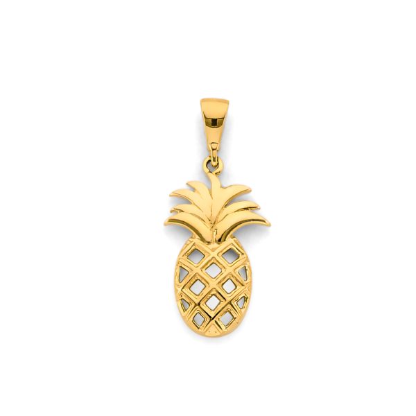 14KY Pineapple Pendant