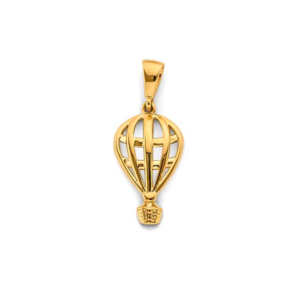 14KY Hot Air Balloon Pendant