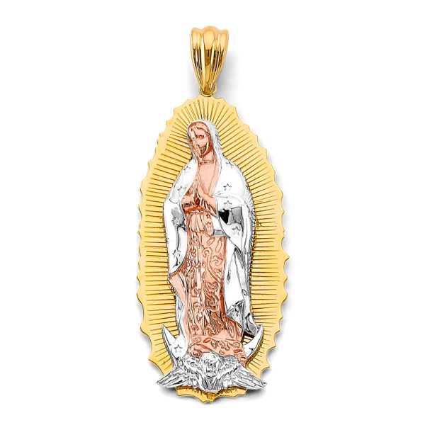 14K 3C Guadalupe Pendant