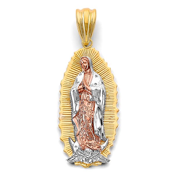 14K 3C Guadalupe Pendant